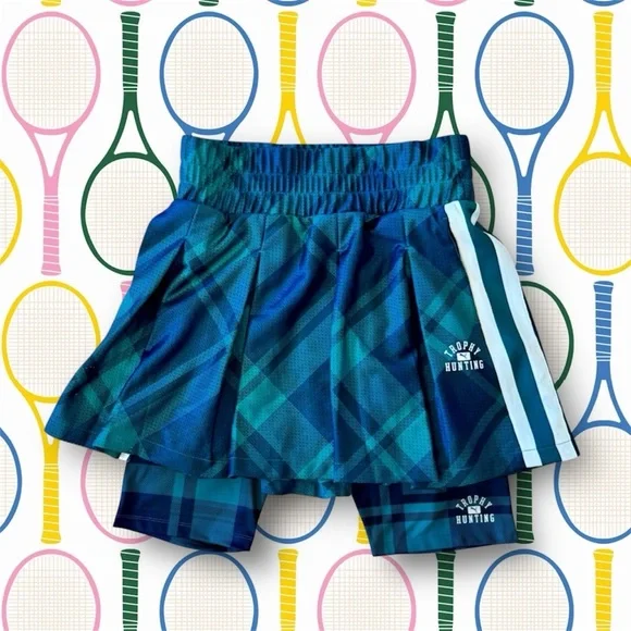🎾 2pc SET PUMA x TROPHY HUNTING SKIRT w Pockets & BIKER Shorts- MALACHITE